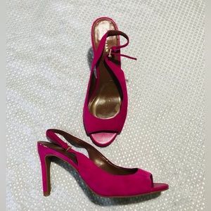 Cole haan suede heels